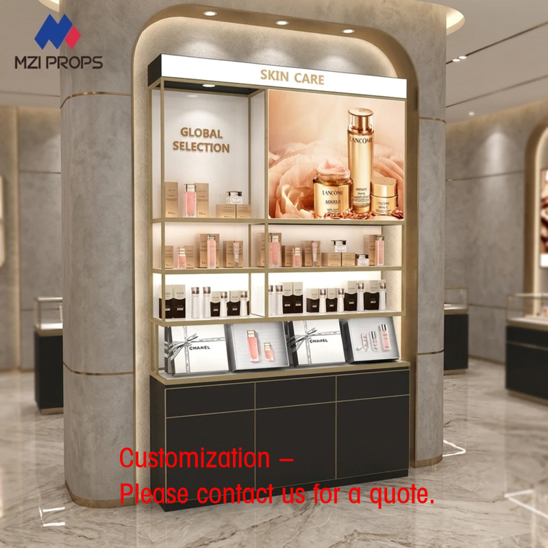 Luxury Skincare Shop - Custom Custom Cosmetic Display Stand Luxury