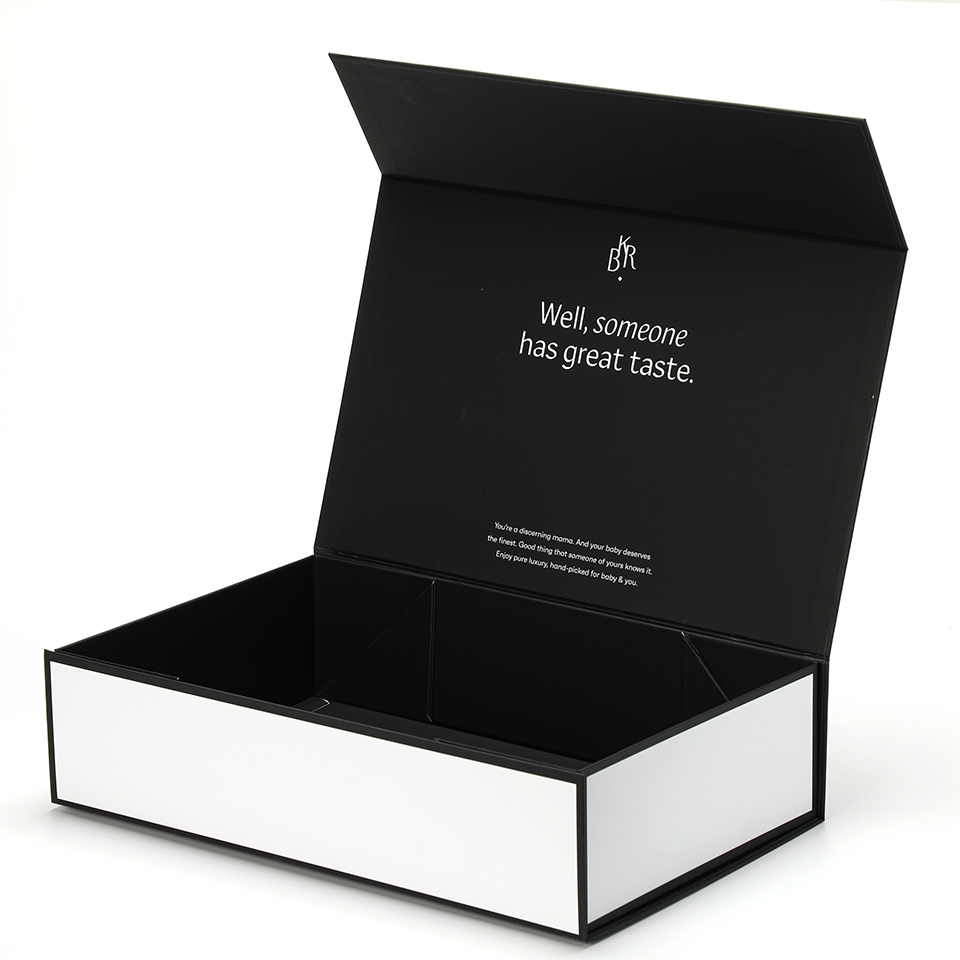 Luxury Skincare Logo - Kotak Hadiah Karton Kaku Mewah dengan