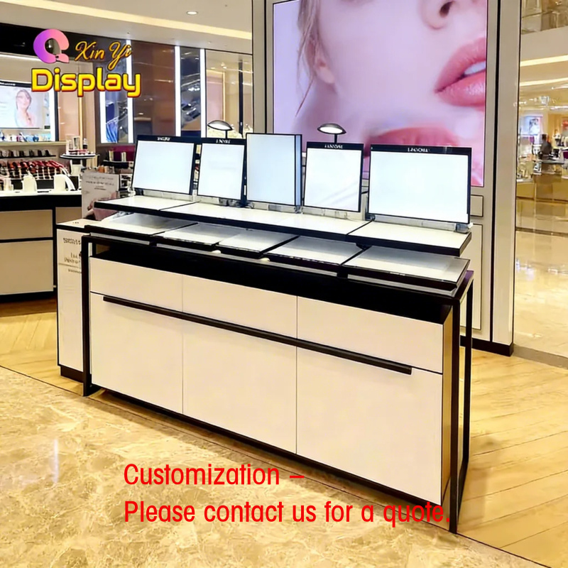 Luxury Skincare Shop - Furnitur Display Perawatan Kulit Mewah custom.Luxury