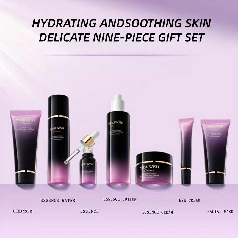 Set Esens Pelembap Sembilan Po - Luxury Skincare Packaging ulasan dan harga